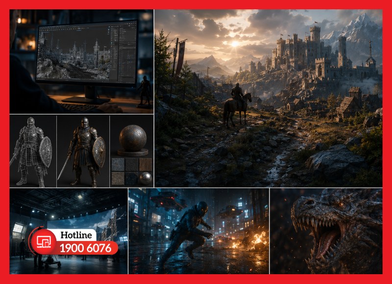 V-Ray ứng dụng vào game và CGI