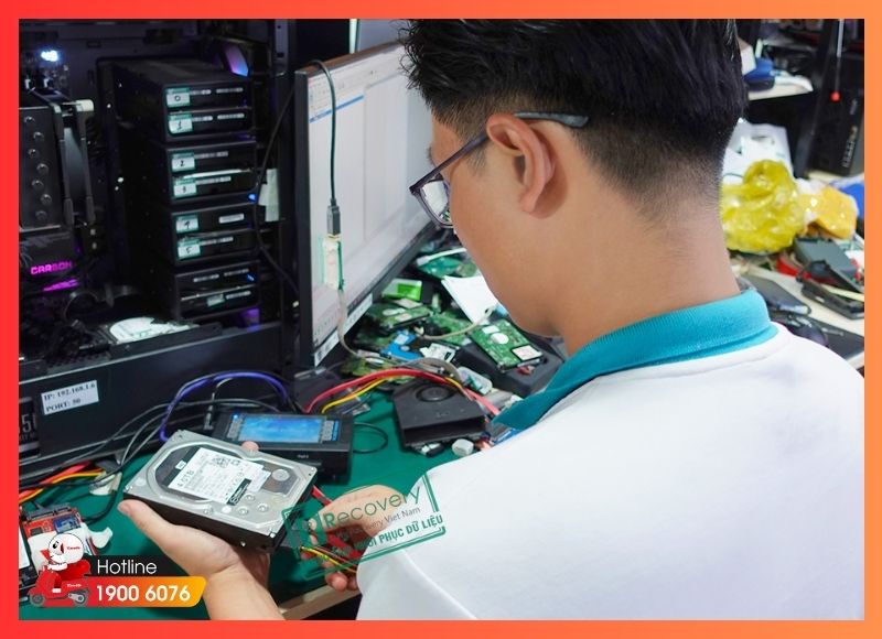 Khu vực iCare Center nhận cứu dữ liệu Quận 3