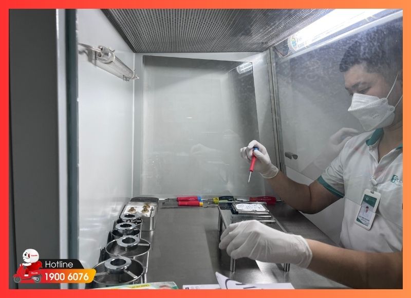 Thiết bị được xử lý chuyên sâu trong môi trường phòng sạch