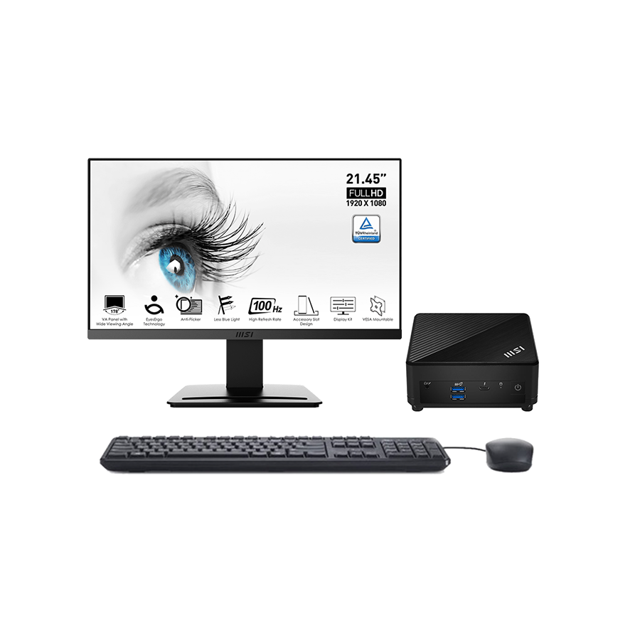 Máy tính để bàn MSI Cubi N ADL Cubi-N-ADL-015BVN-BN200XX (Mini PC)