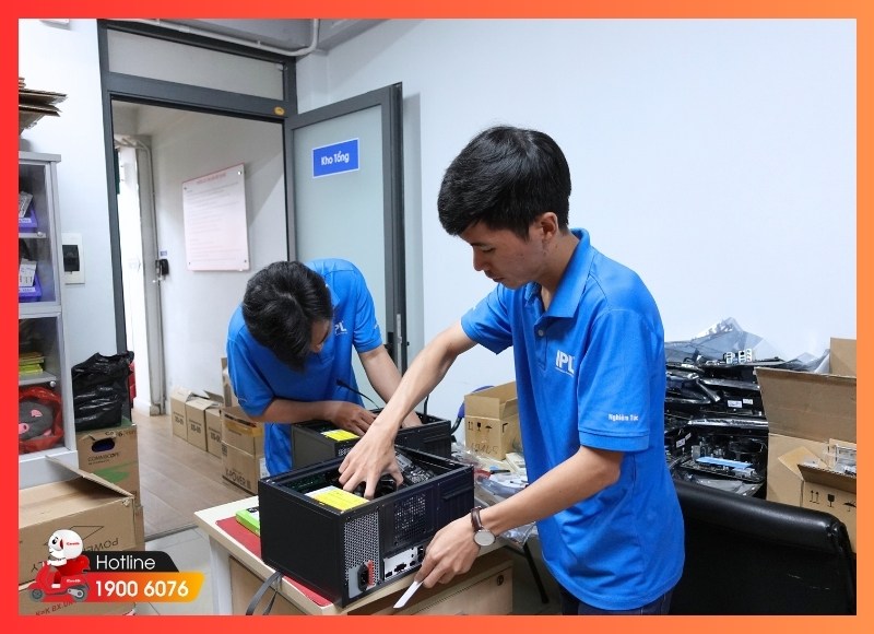 Lắp 25 bộ PC cho trường học-iCare60 #8