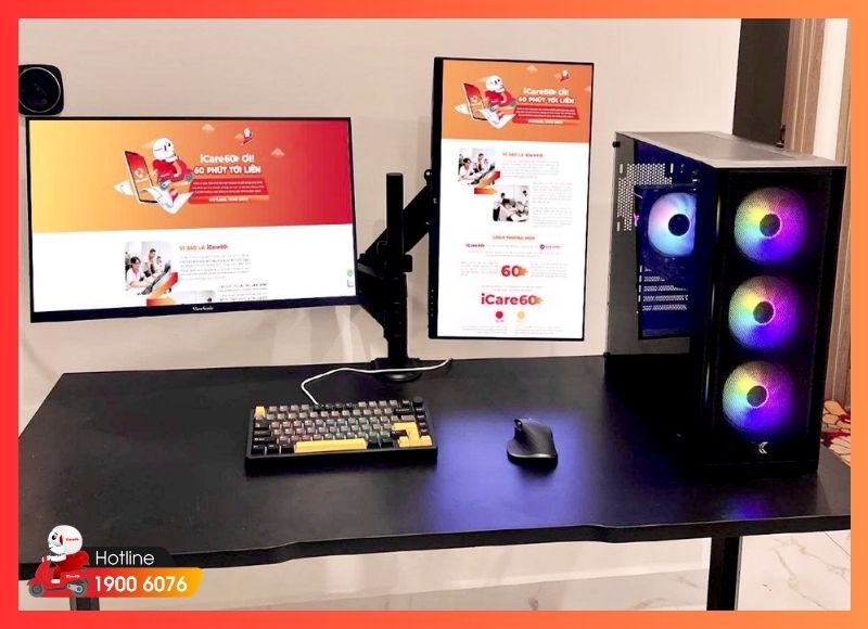 Hình ảnh case hoàn thiện