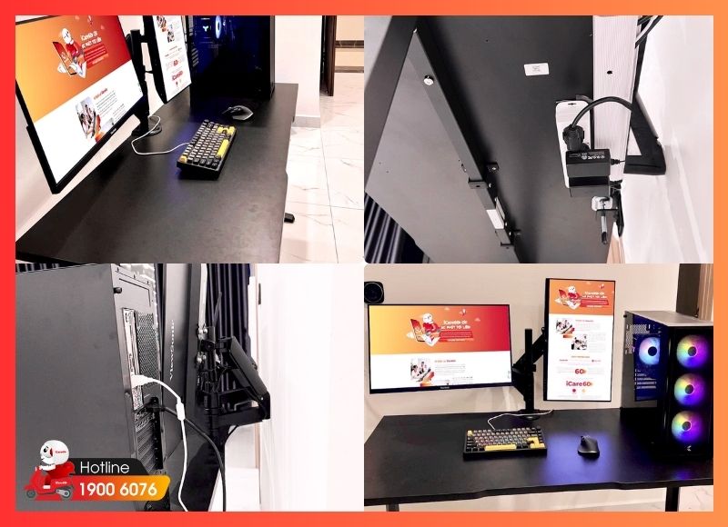 Setup hoàn thiện không gian làm việc