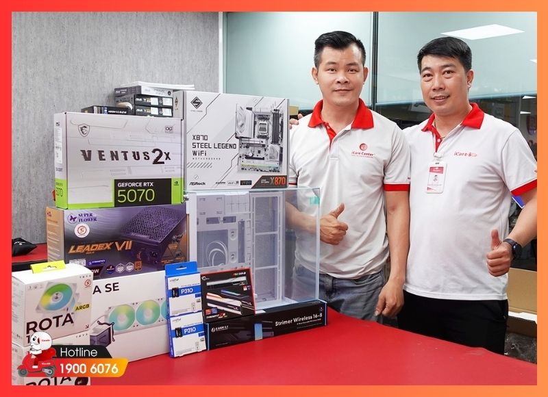 Cấu hình bộ PC Gaming full trắng ấn tượng