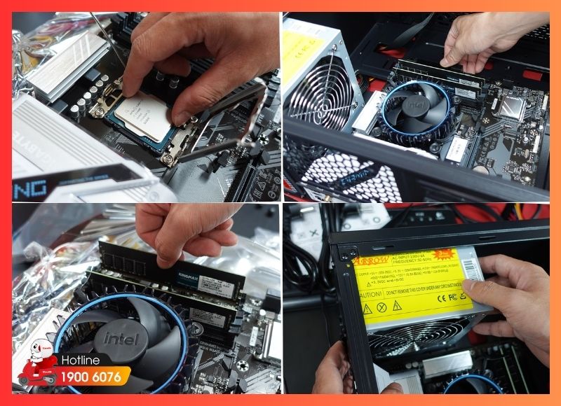 Quá trình đội ngũ iCare Center lắp đặt