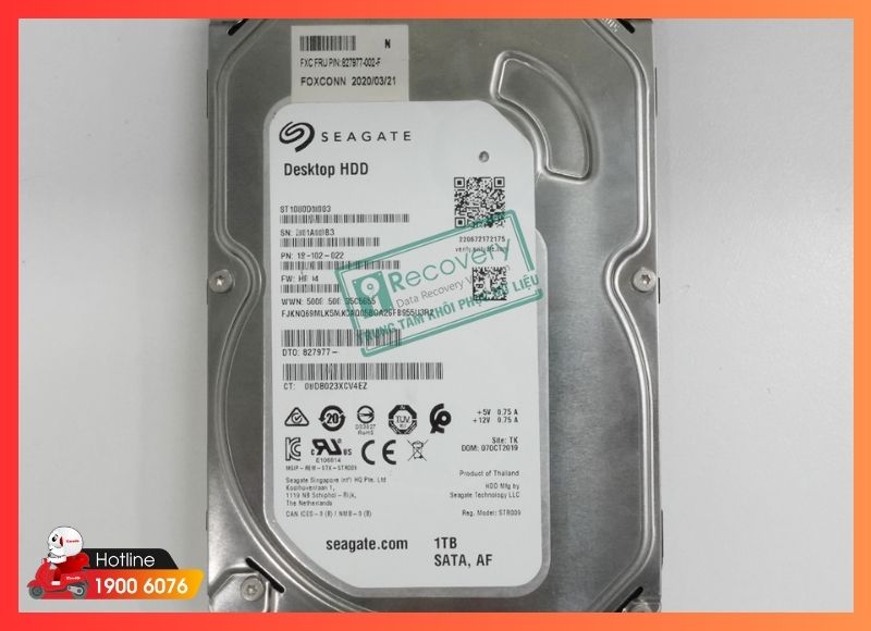 Cứu dữ liệu ổ cứng HDD lỗi cho doanh nghiệp may mặc-iCare60 #1