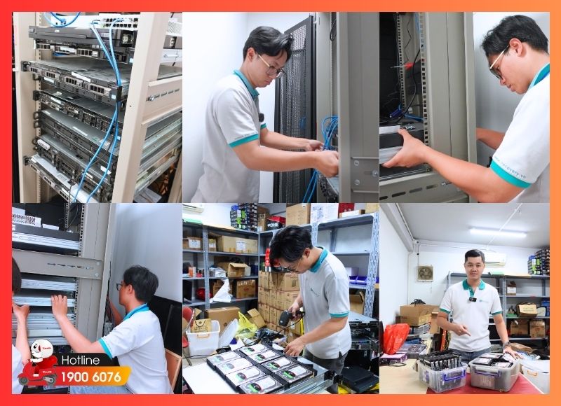 Tiếp nhận thiết bị & quản lý theo quy trình kiểm soát