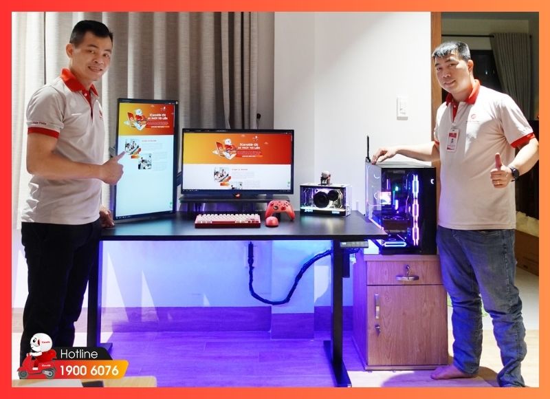 Kết quả: không gian làm việc - giải trí hoàn chỉnh