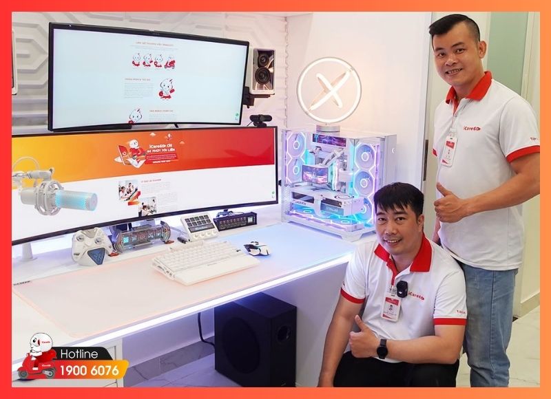 iCare - Hoàn thiện góc máy theo đúng nhu cầu