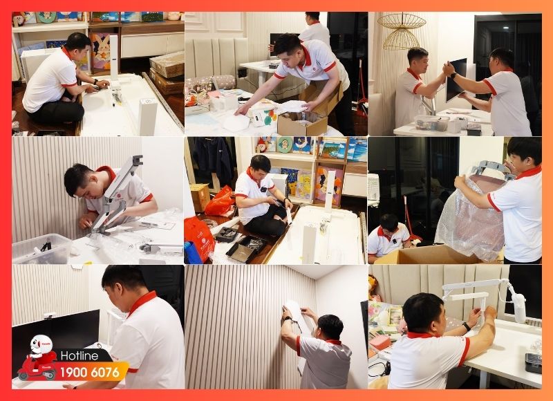 Quy trình đội ngũ iCare Center triển khai setup