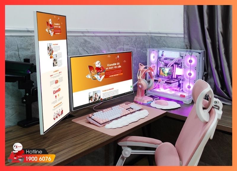 Bàn giao bộ PC trăm triệu - món quà đặc biệt dành tặng vợ