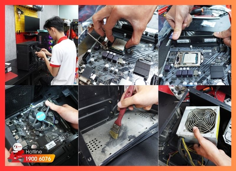 Quá trình kỹ thuật viên thực hiện