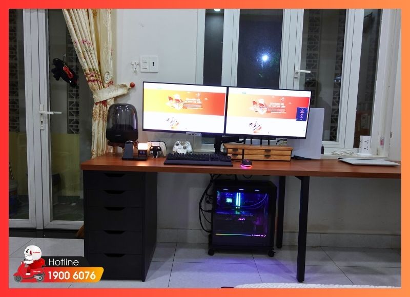 Setup góc làm việc cho khách hàng tại Gò Vấp-iCare60 #4