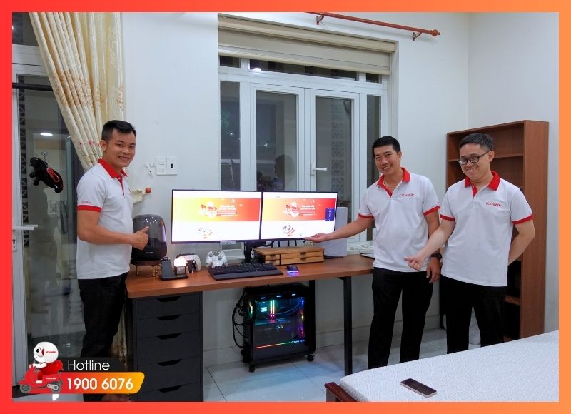 Setup góc làm việc cho khách hàng tại Gò Vấp-iCare60 #5