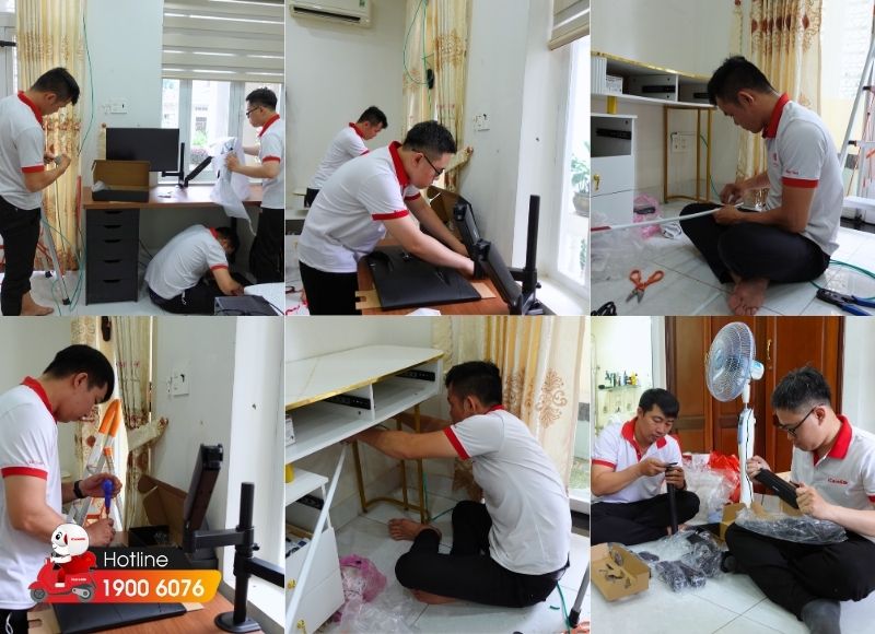 Setup góc làm việc cho khách hàng tại Gò Vấp-iCare60 #6