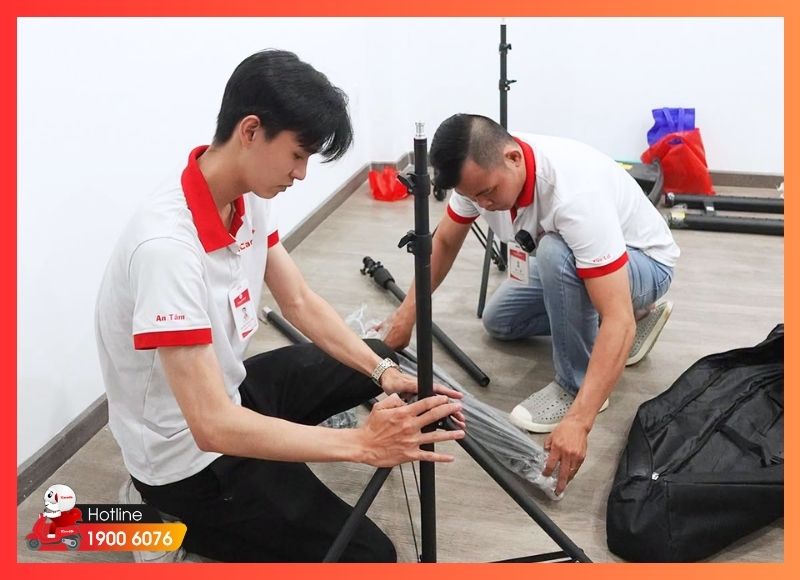 Quy trình hoàn thiện phòng livestream 2