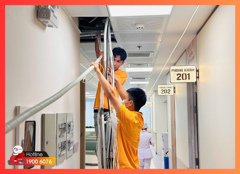 iCare Center triển khai mạng LAN, camera, WiFi 4