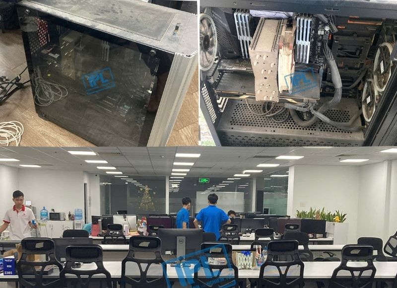 Triển khai vệ sinh 30 bộ PC cho công ty lập trình tại Quận 1