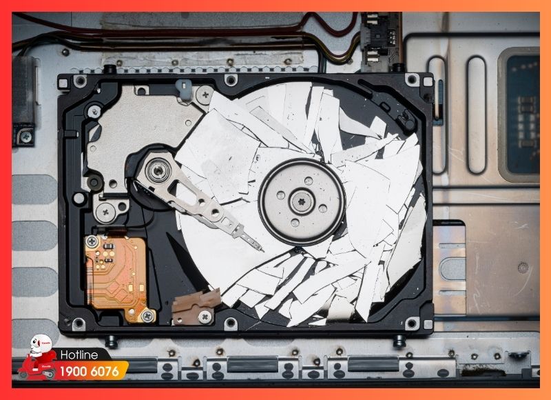 Xóa toàn bộ dữ liệu bằng phương pháp phá hủy ổ cứng vật lý