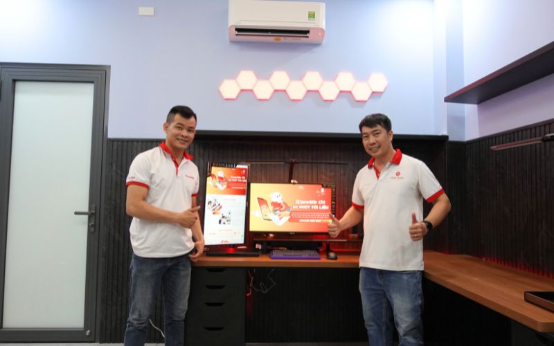 Thiết kế & thi công góc PC tại iCare Center