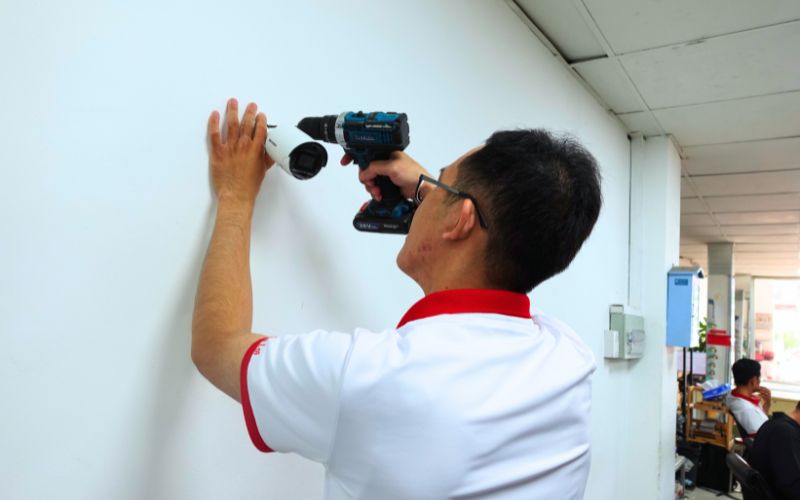 Thi công, lắp đặt camera tại iCare Center
