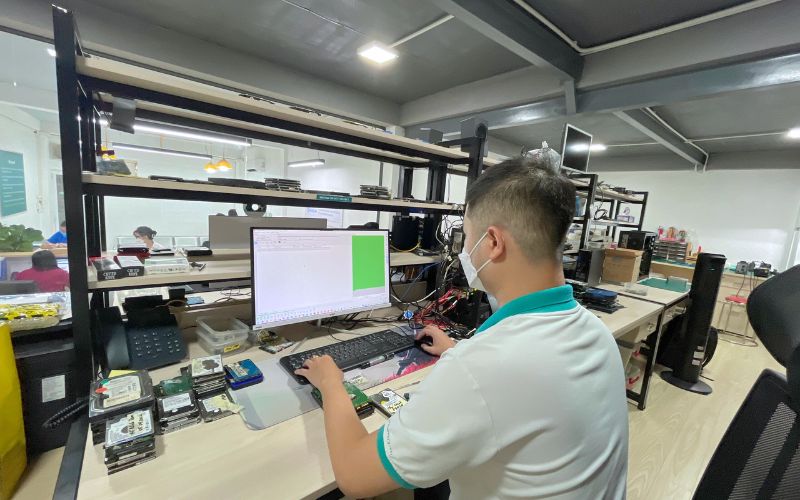 Cứu dữ liệu camera an ninh tại iCare Center