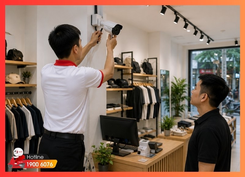Lắp camera Phường Tân Bình cho cửa hàng và mặt bằng kinh doanh