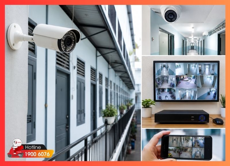 Giải pháp lắp đặt camera Phường Bình Phú cho nhà trọ và chung cư mini