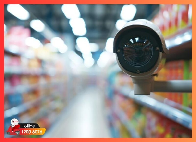 Giải pháp lắp camera cho sạp và quầy kinh doanh