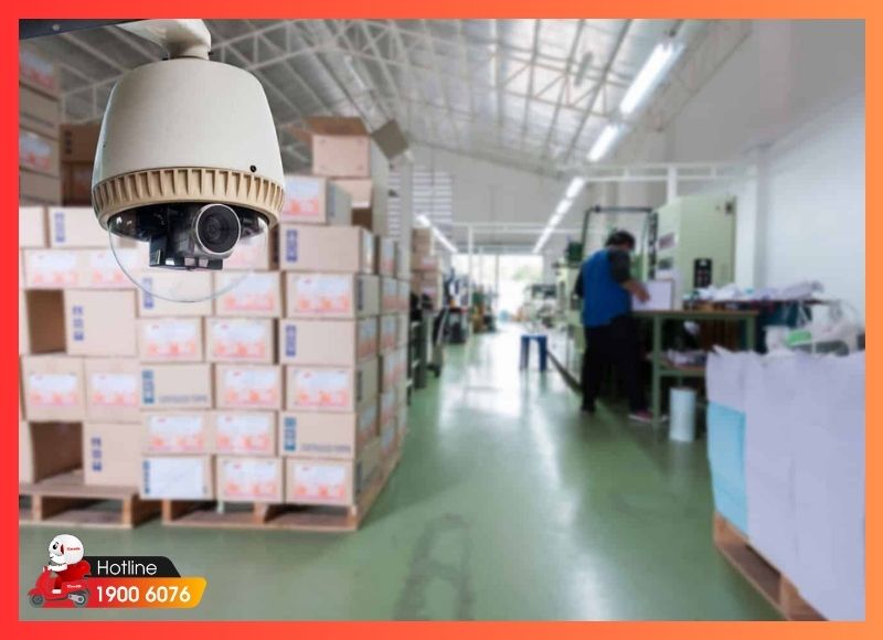 Hệ thống camera giúp quản lý và giám sát kho hàng hiệu quả