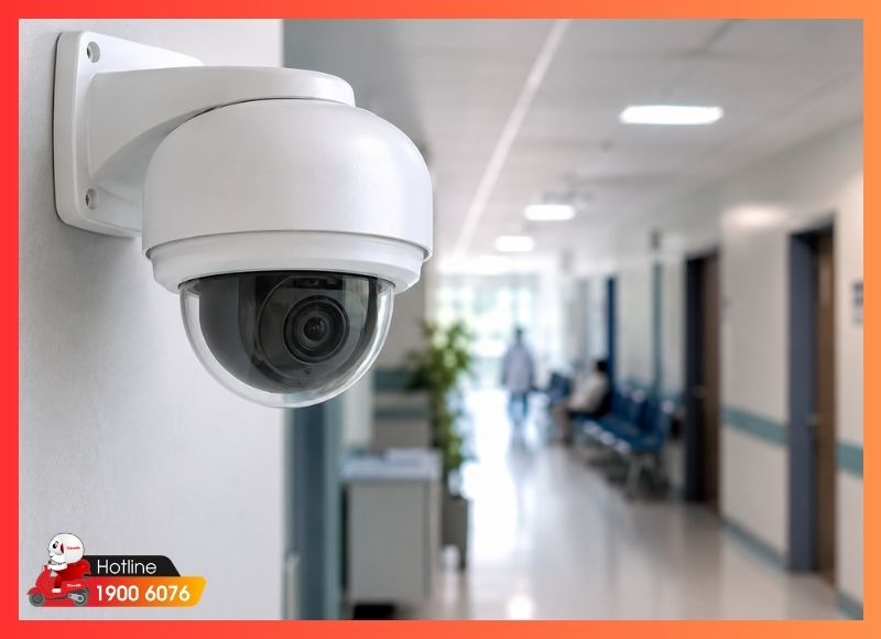 Hệ thống camera giám sát được triển khai cho cơ sở y tế