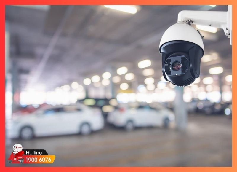 Lắp camera giám sát cổng, hành lang và khu vực để xe