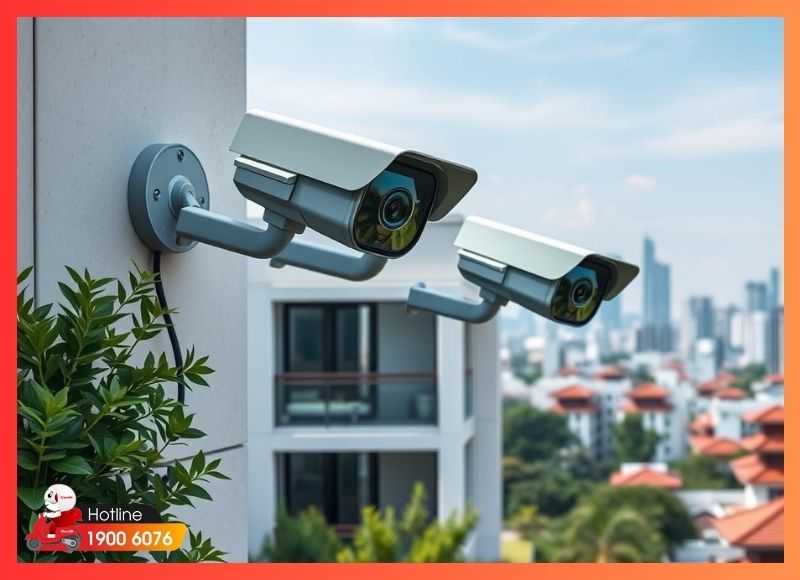 Lắp đặt camera tại Phường Tân Sơn Nhì cho nhà phố và nhà liền kề