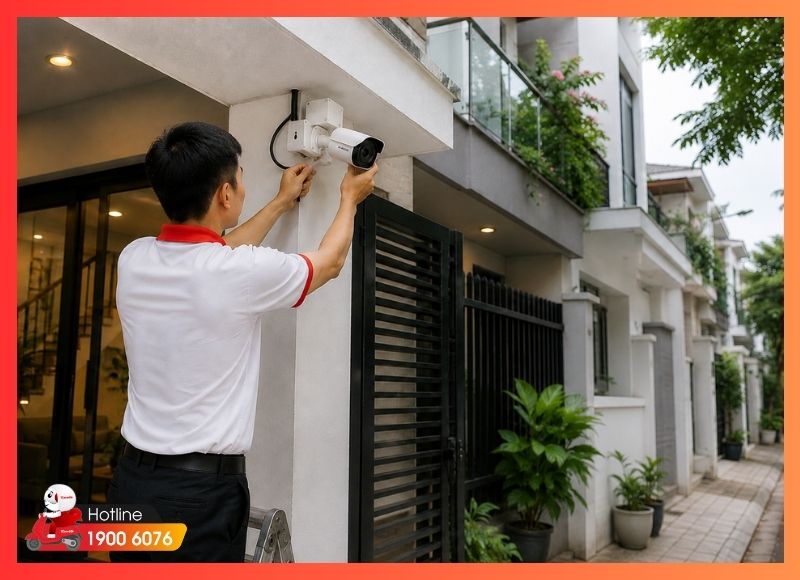 Lắp đặt camera tại Phường Tây Thạnh cho nhà phố và hộ dân cư trong khu nội bộ