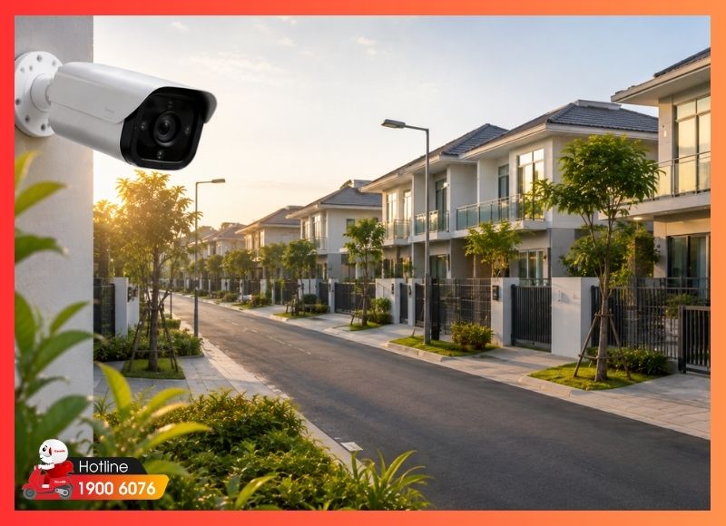 Lắp camera giá rẻ xã Hưng Long cho khu dân cư mới theo quy hoạch