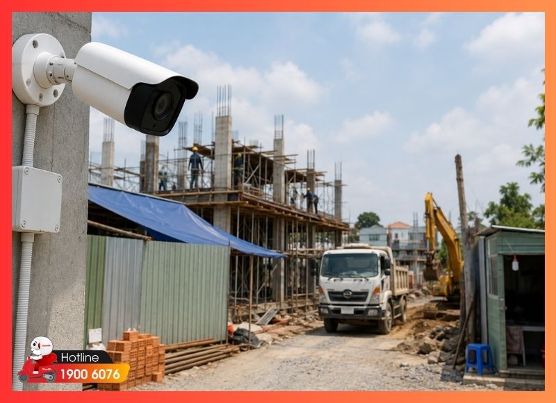 Lắp đặt camera xã Tân An Hội cho công trình có diện tích rộng