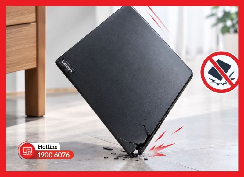 Bảo quản đúng cách giúp vỏ laptop Lenovo bền chắc và hạn chế nứt gãy
