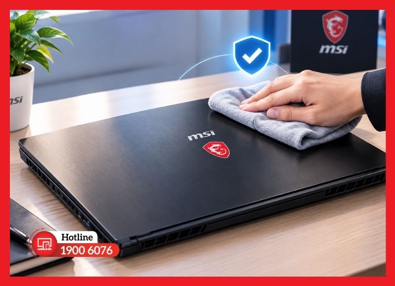 Hướng dẫn sử dụng và bảo quản vỏ laptop MSI đúng cách