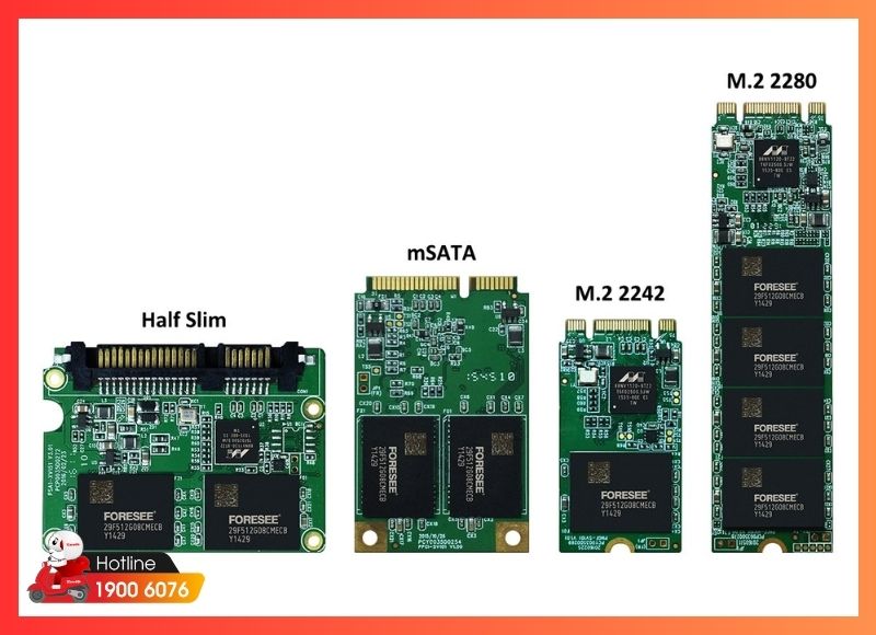 Xác định khe cắm SSD và chuẩn giao tiếp phù hợp với thiết bị