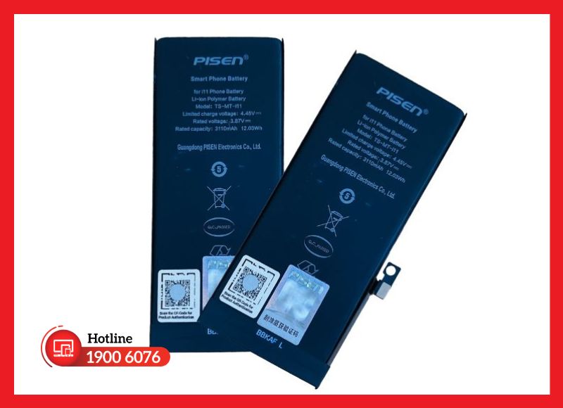 Pin Pisen - lựa chọn tiết kiệm khi thay pin điện thoại iPhone