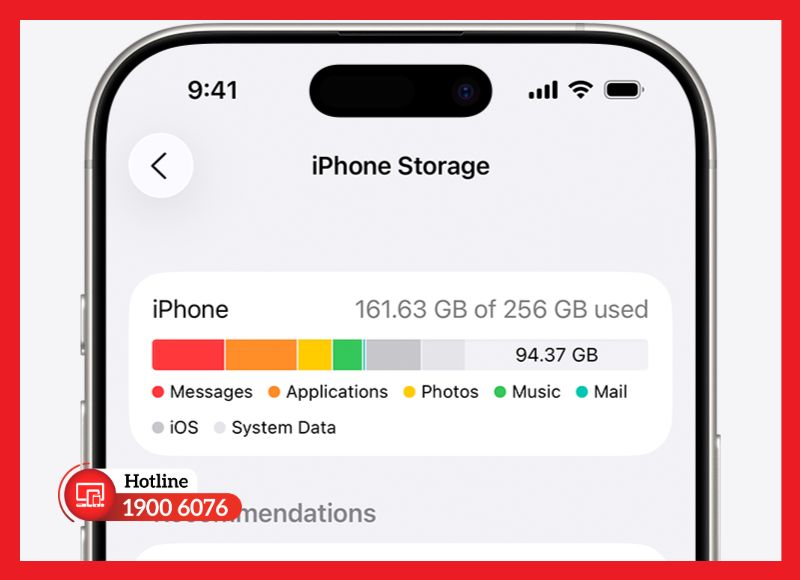 Thay màn hình iPhone không làm mất dữ liệu trong máy