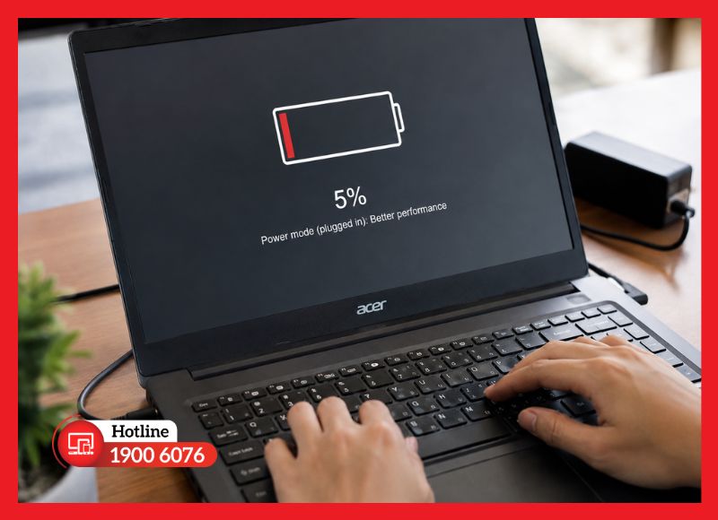 Pin laptop Acer bị hỏng do nhiều nguyên nhân