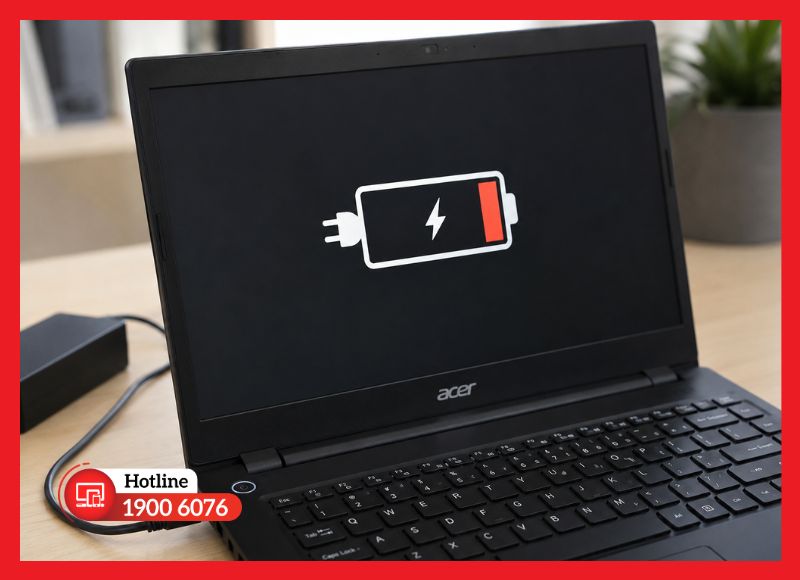 Acer sạc không vào pin