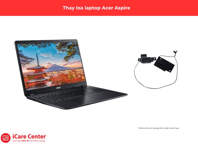 thay loa laptop Acer Aspire - iCare Center