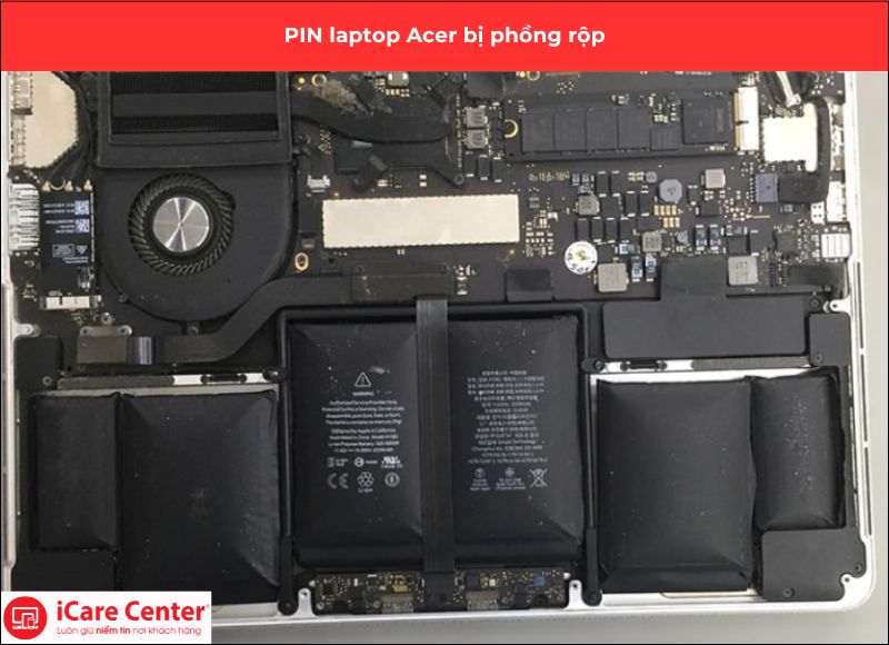 dấu hiệu thay pin laptop Acer - iCare Center #3
