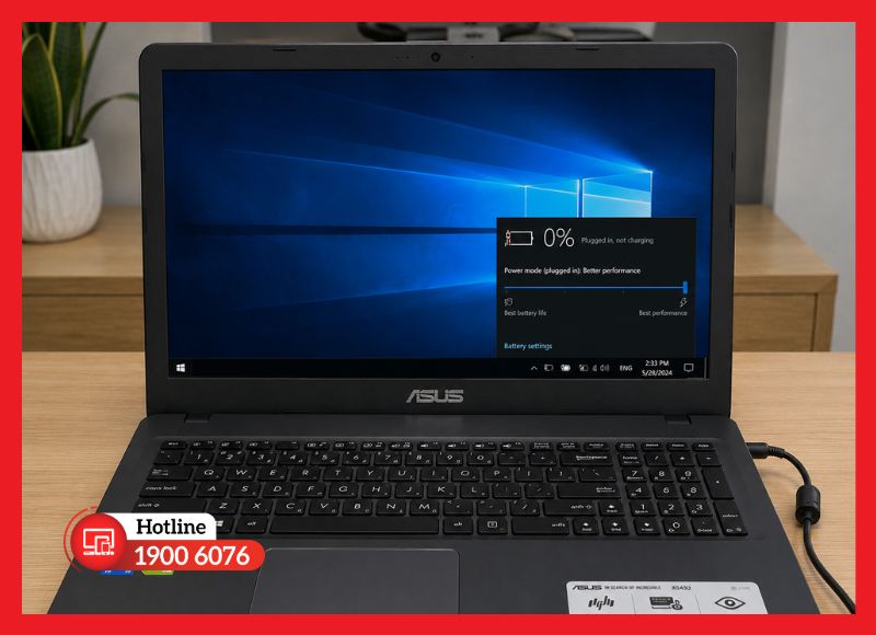 dấu hiệu thay pin laptop asus