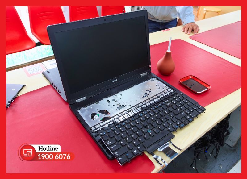 Nguyên nhân gây hư hỏng bàn phím laptop Dell
