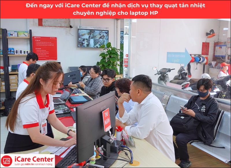 ưu điểm khi thay quạt tản nhiệt laptop hp - icare center
