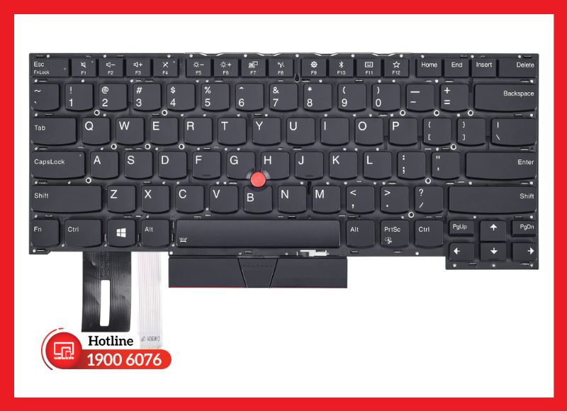 Bàn phím laptop Lenovo ThinkPad nổi bật với phím sâu và độ nảy tuyệt vời