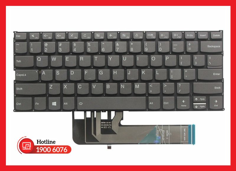 Bàn phím laptop Lenovo ThinkBook được thiết kế rộng rãi, dễ thao tác